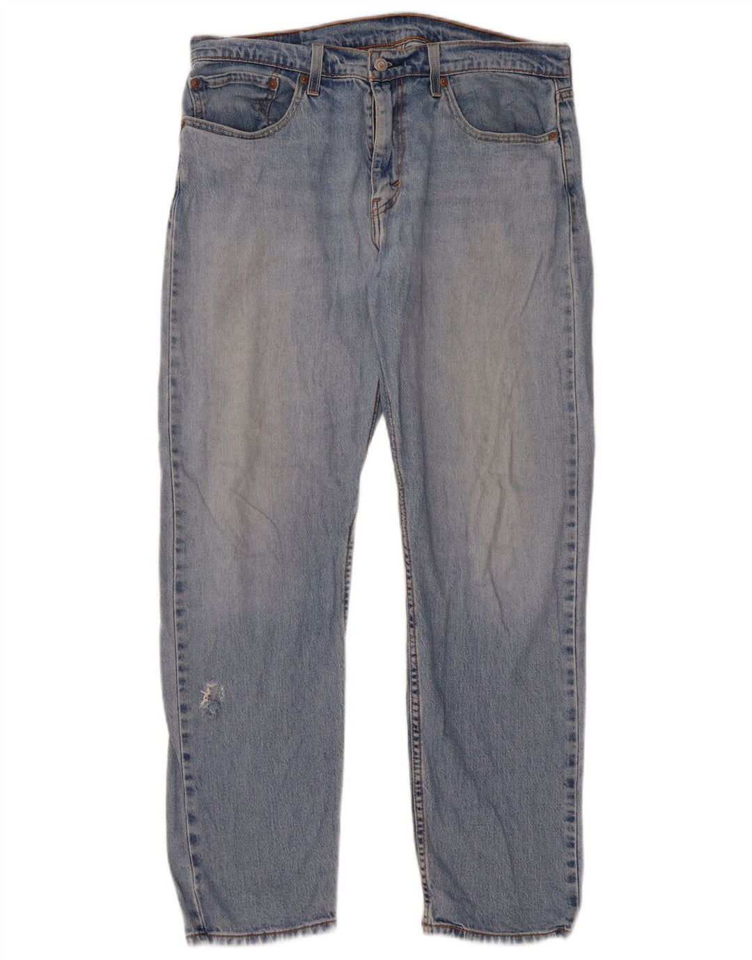 Levi's Herre 502 Straight Jeans W33 L32 Blå Bomuld