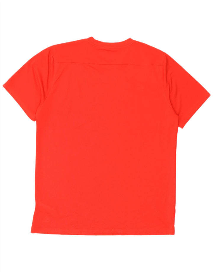Nike Herre Dri Fit T-Shirt Top XL Rød Polyester