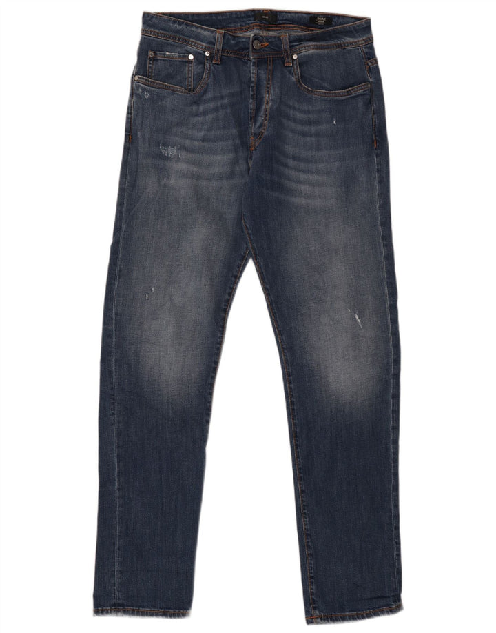 Liu Jo Regular Straight Jeans til mænd W33 L33 Marineblå