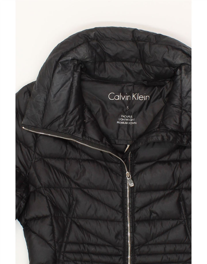 CALVIN KLEIN JEANS Womens Padded Jacket UK 10 Small Black Nylon Vintage Calvin Klein Jeans and Second-Hand Calvin Klein Jeans from Messina Hembry 