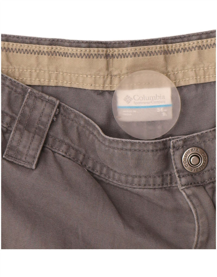 Columbia Herre Omni-Shield Cargo Shorts W36 Large Grå Bomuld