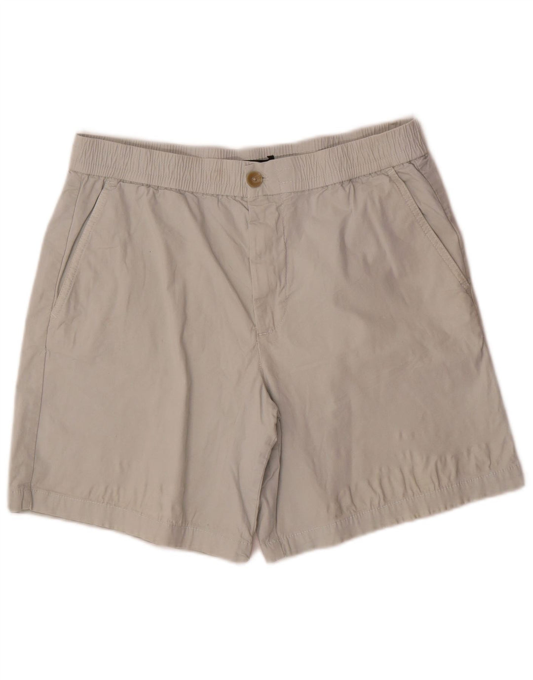 Zara Herre Chino Shorts Large W34 Grå Bomuld