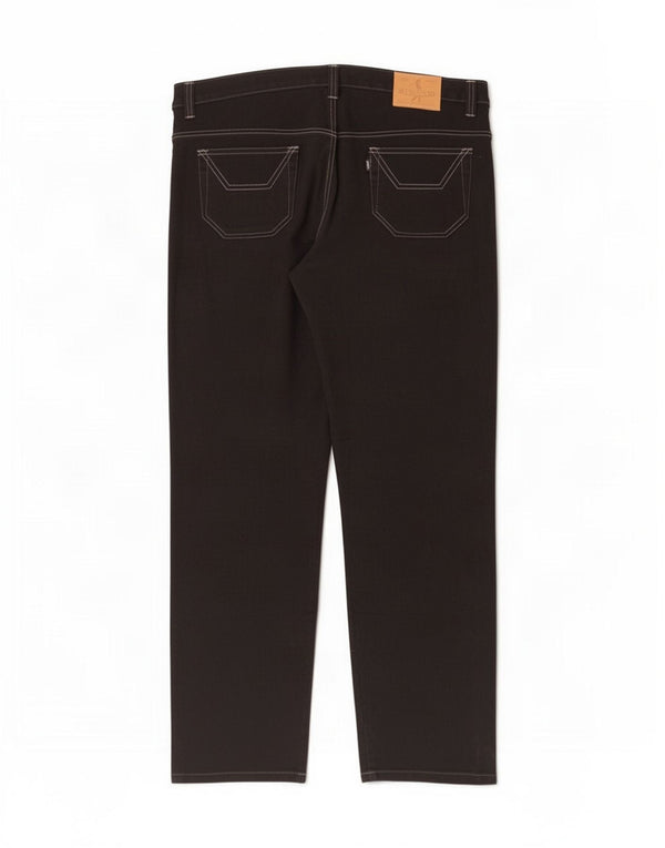 Jeckerson Mens Straight Jeans IT 52 XL W40 L34 Black