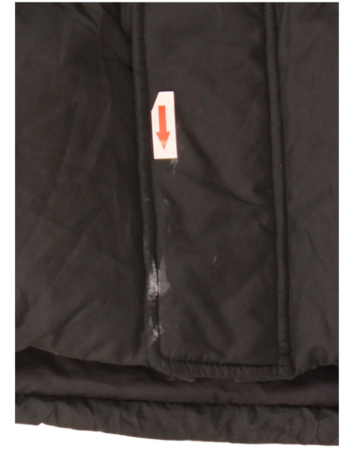 Nike Polstret jakke med hætte til mænd UK 38 Medium Black Polyester