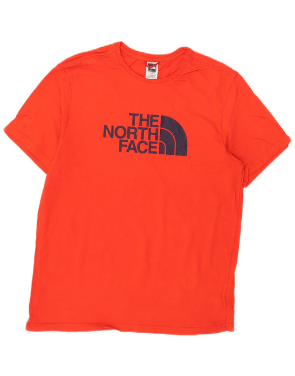 The North Face Herre grafisk T-shirt Top Medium Rød Bomuld