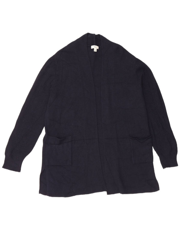 Marks & Spencer Dame Longline Open Cardigan Sweater UK 18 XL Navy Blue