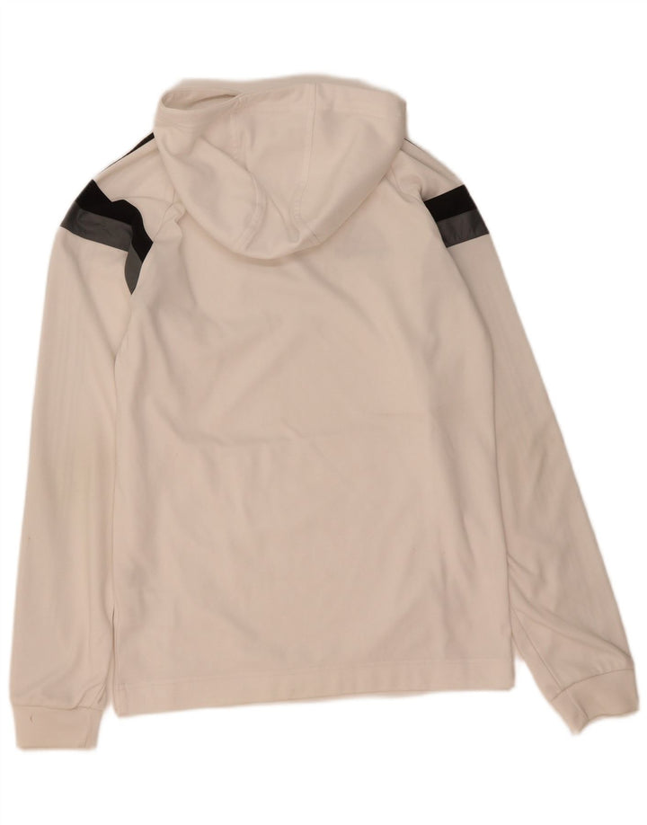 ADIDAS Mens Hoodie Jumper XS White Colourblock Polyester