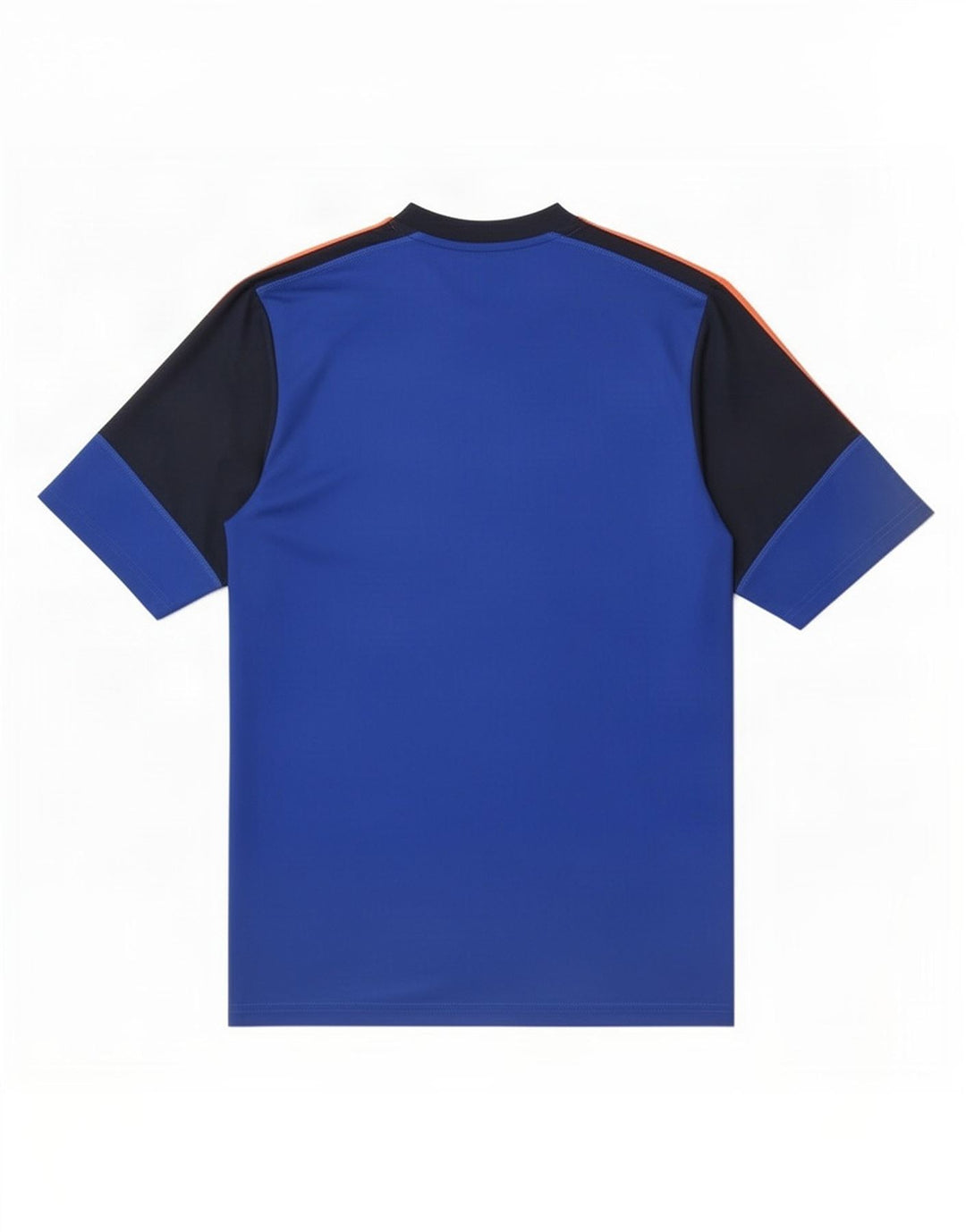Adidas Herre Climalite T-Shirt Top Stor Blå Colourblock Polyester