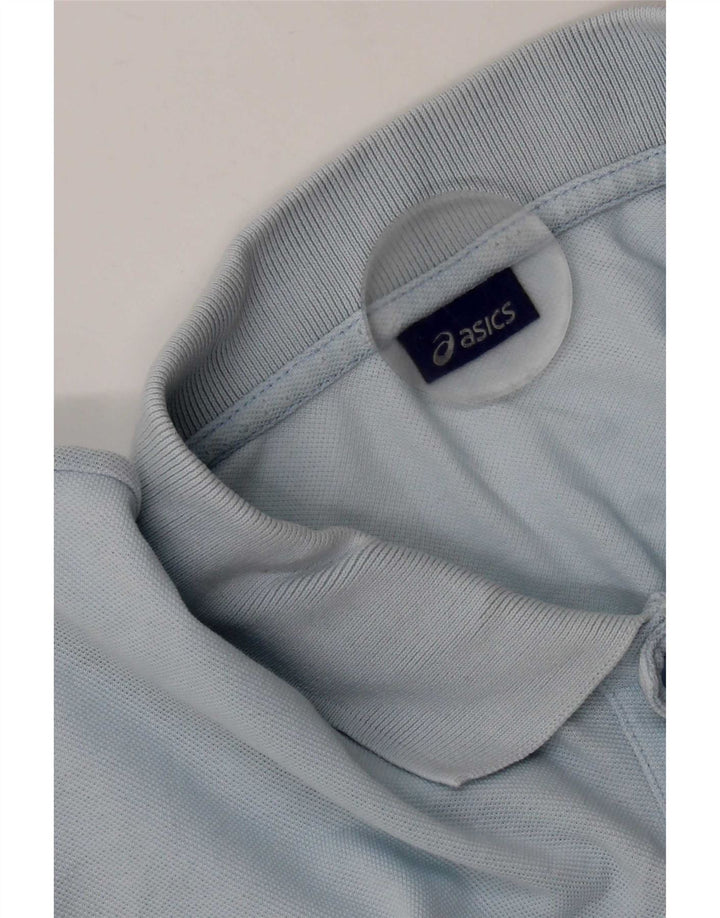 Asics herre poloshirt mellemblå