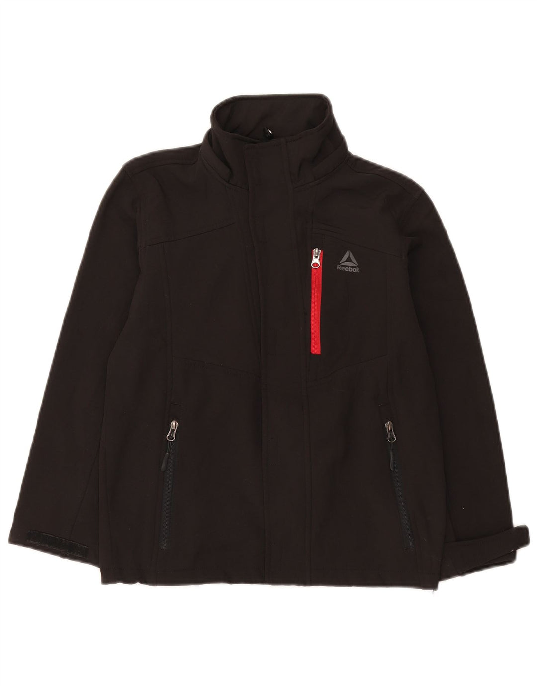 Reebok Boys Windbreaker Jacket 7-8 År Lille Sort Polyester