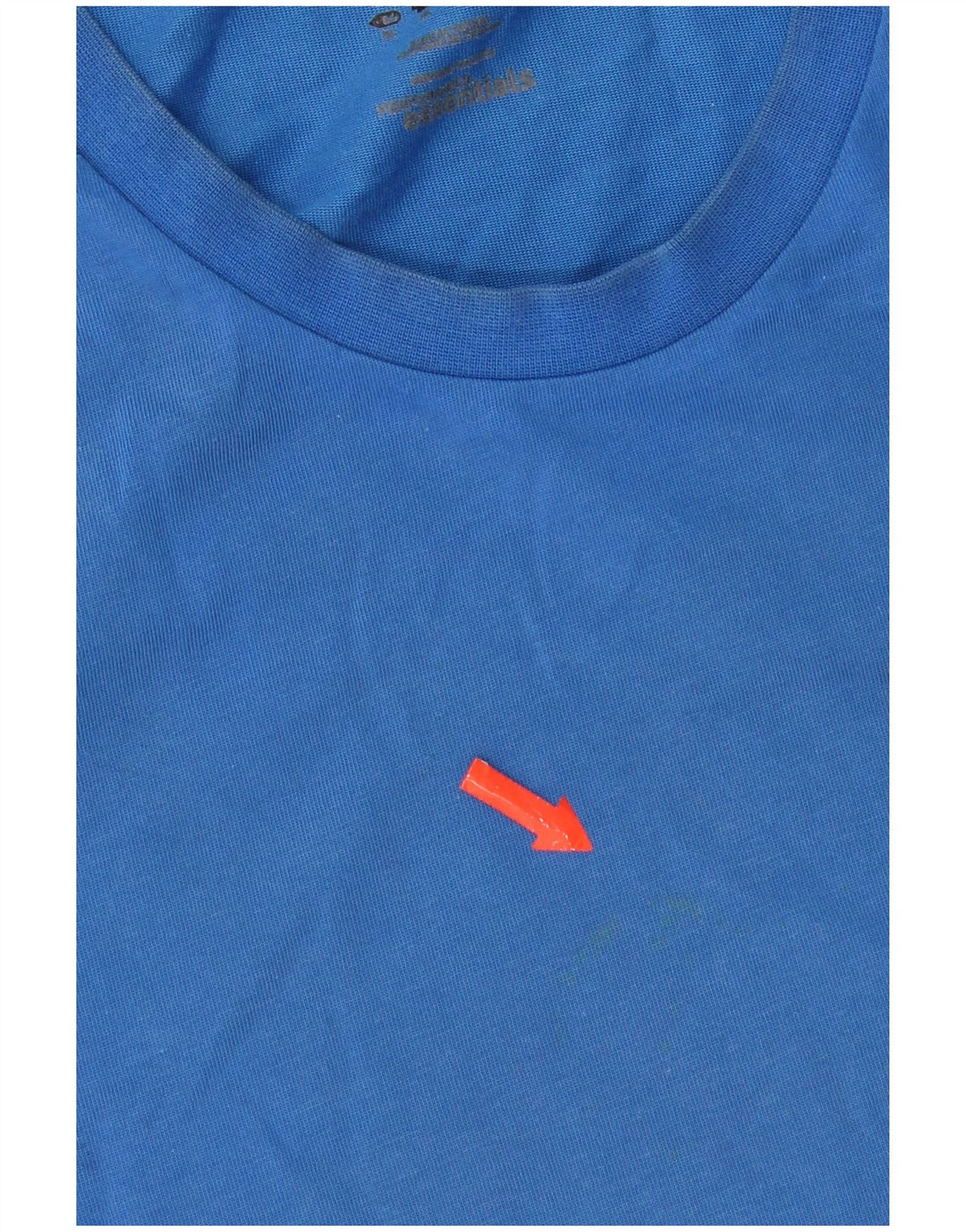 Adidas Herre T-Shirt Top XL Blå Bomuld