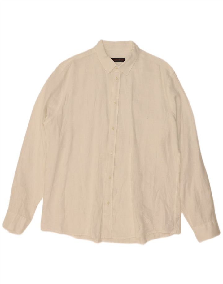 Trussardi herreskjorte str. 43 Stor hvid linned
