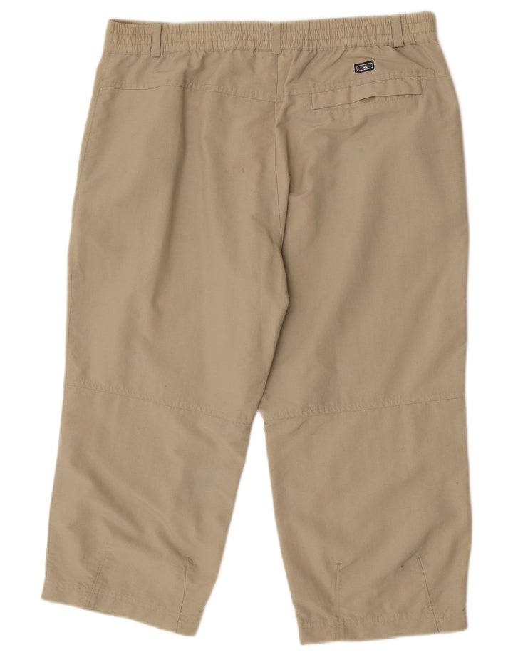 Adidas Herre Vandre Capri Bukser W32 L20 Khaki Polyamid