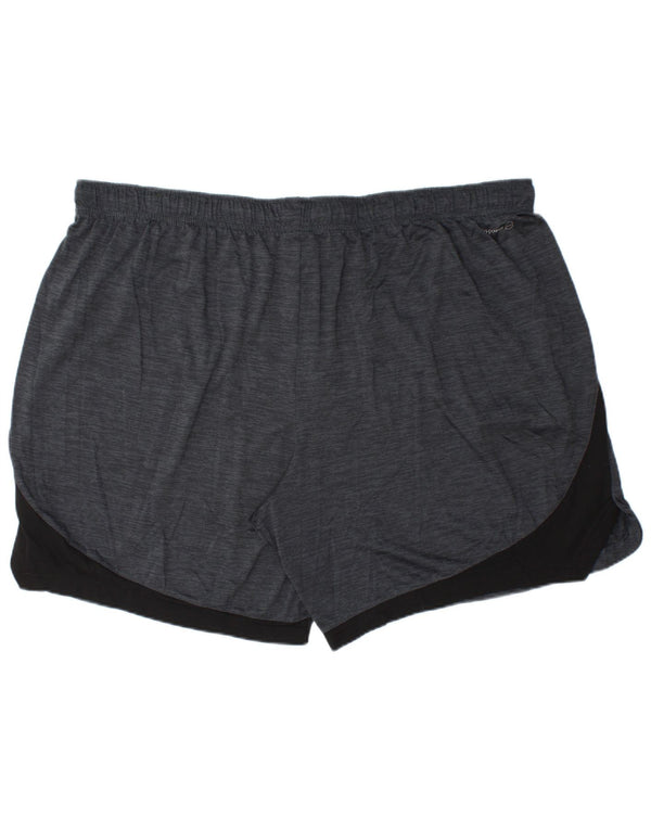 RUSSELL ATHLETIC Herre Dri-Power Sportshorts 3XL Navy Blue Colourblock