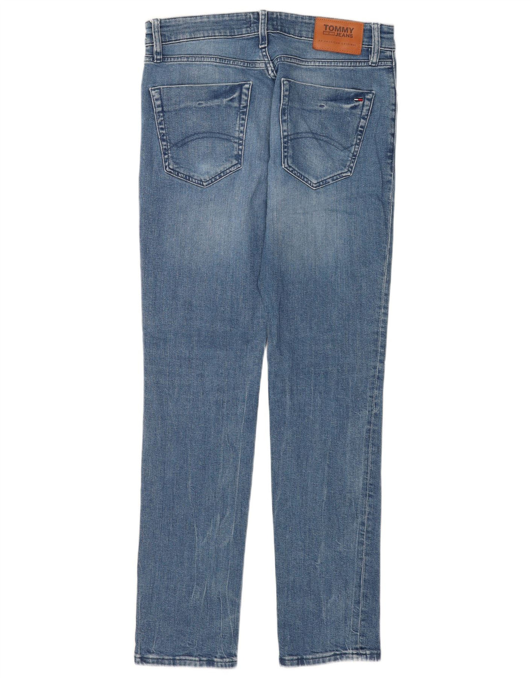 Tommy Hilfiger Herre Stanton Slim Jeans W30 L32 Blå Bomuld