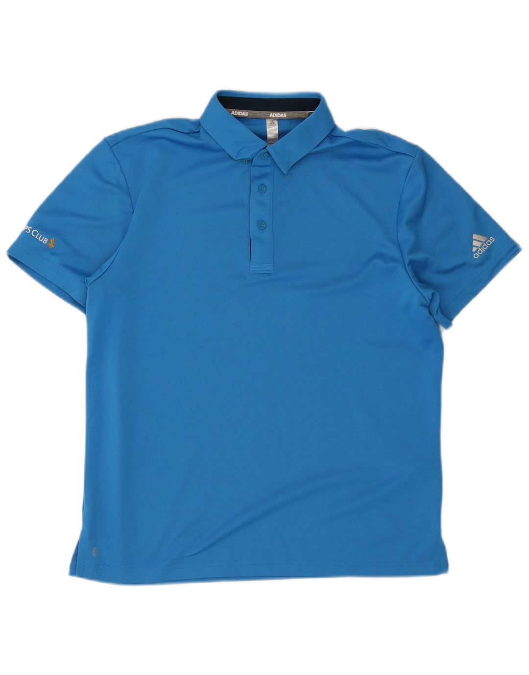 Adidas Poloskjorte til mænd, stor blå polyester