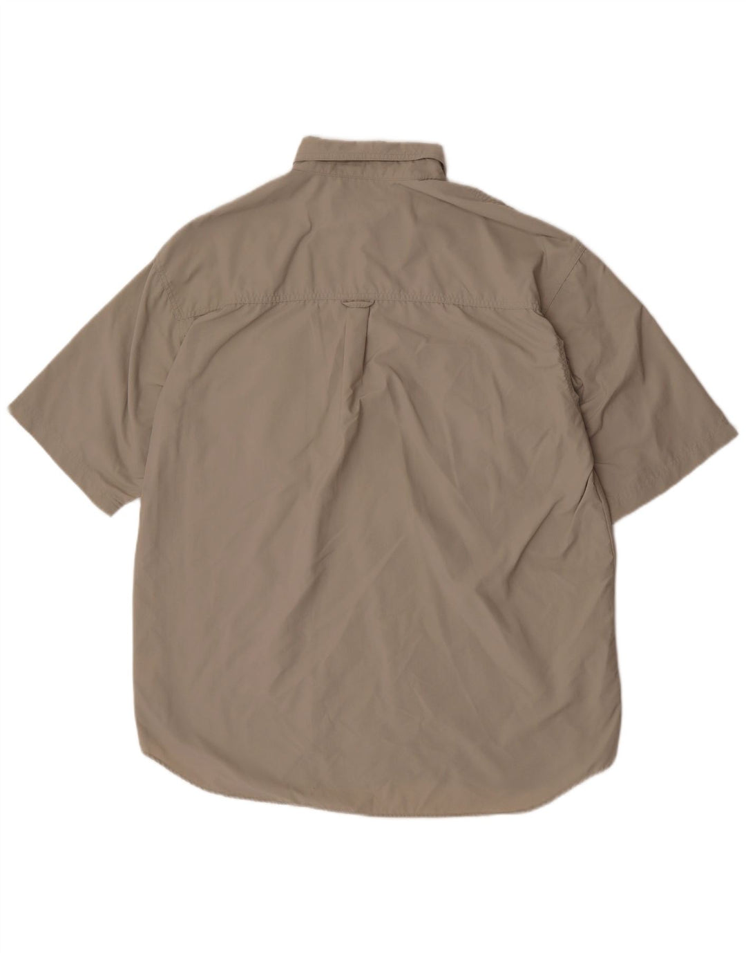 Columbia Kortærmet Herreskjorte XL Beige Nylon