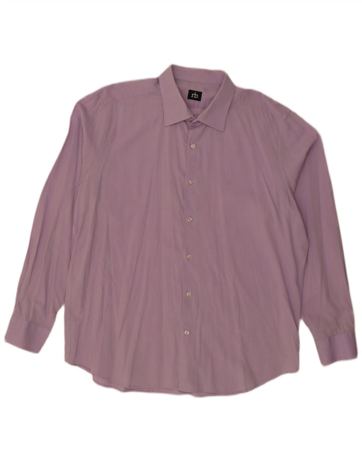 Roccobarocco Herreskjorte Str 45 18 2XL Lilla