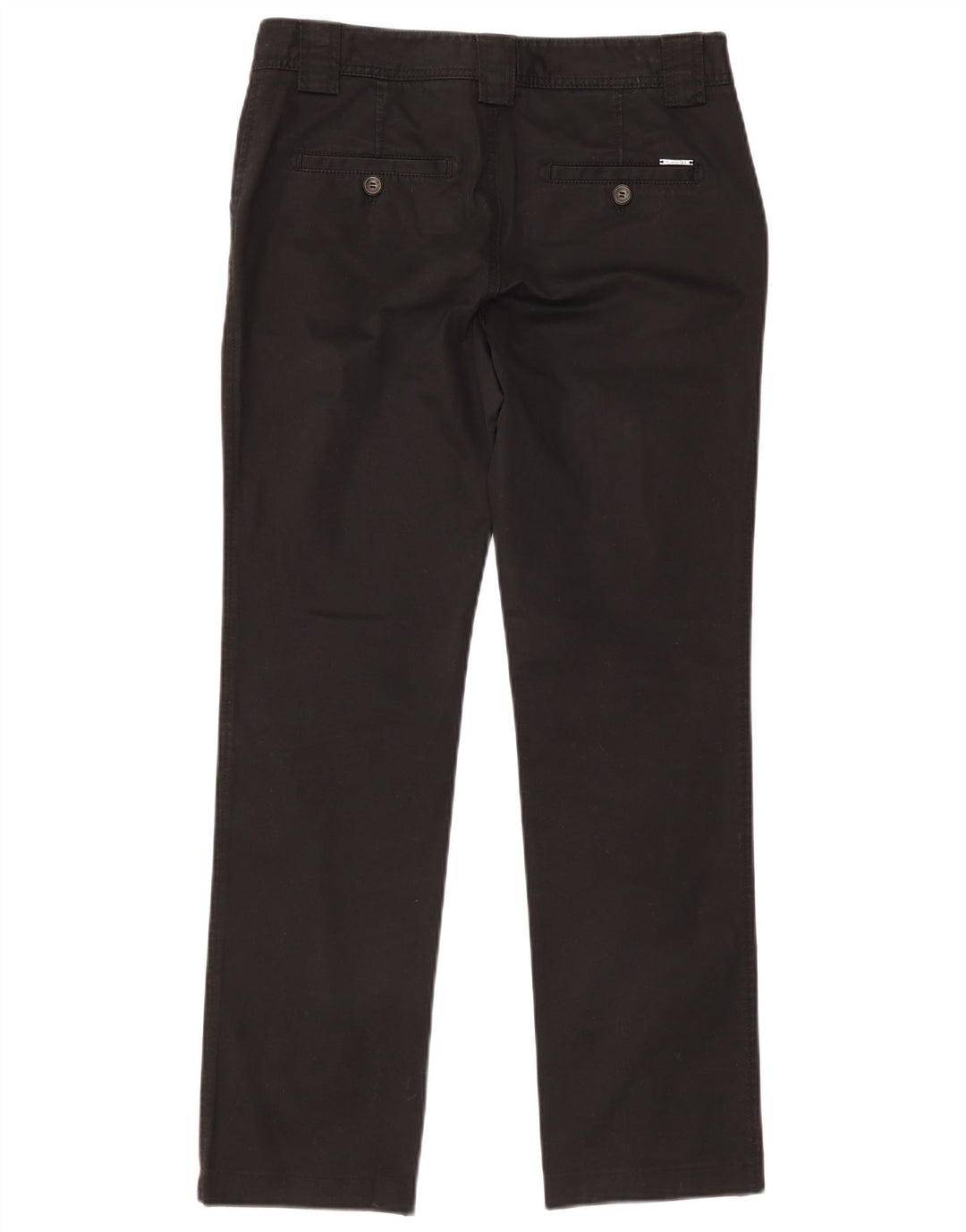 Massimo Dutti Dame Lige Chinobukser EU 40 Medium W30 L30 Sort