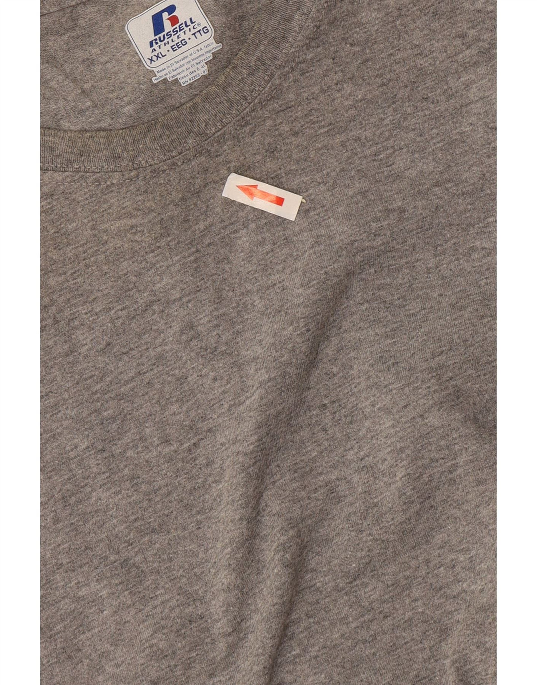 Russell Athletic Herre T-Shirt Top 2XL Grå