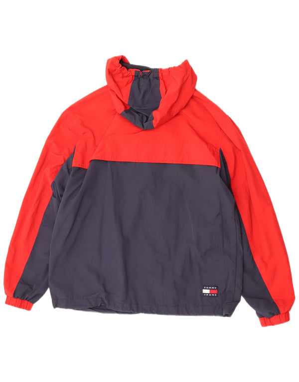 Tommy Hilfiger Regnjakke til mænd UK 38 Medium Flerfarvet Colourblock