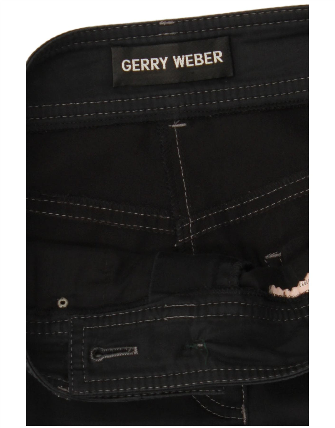 GERRY WEBER Straight cropped bukser til kvinder W30 L23 Sort