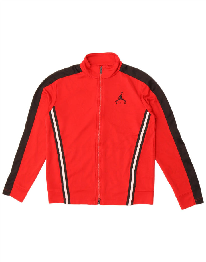 Jordan Boys træningsdragt topjakke 12-13 år XL Rød Colourblock Polyester