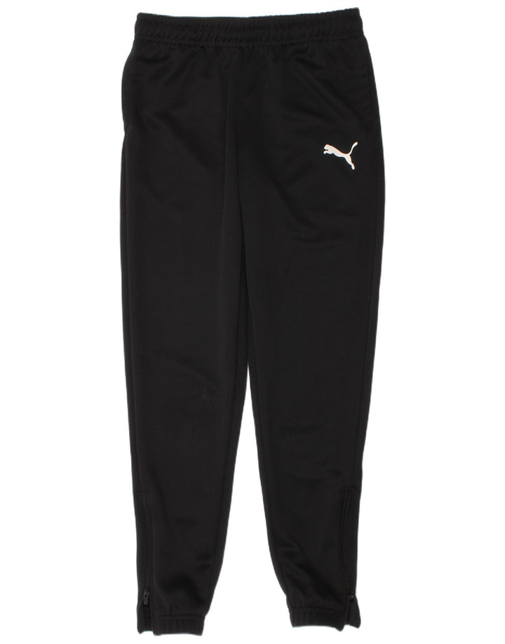 Puma Drenge Træningsdragt Bukser Joggers 9-10 År Sort Polyester