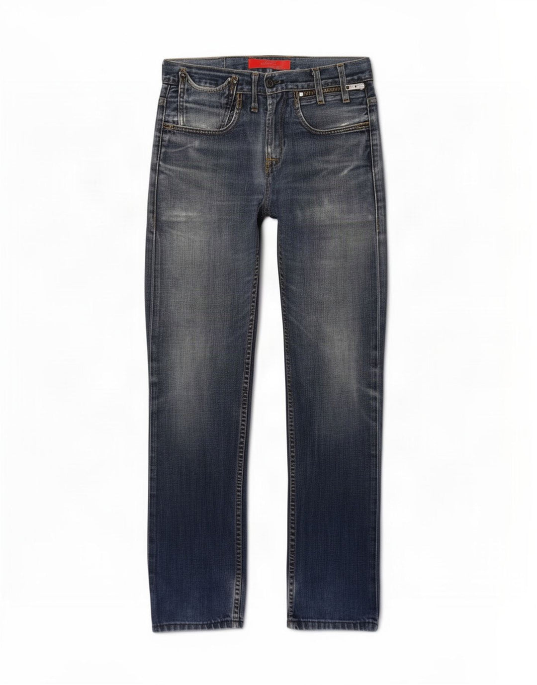 Levi's Herre 504 lige jeans W29 L34 blå bomuld