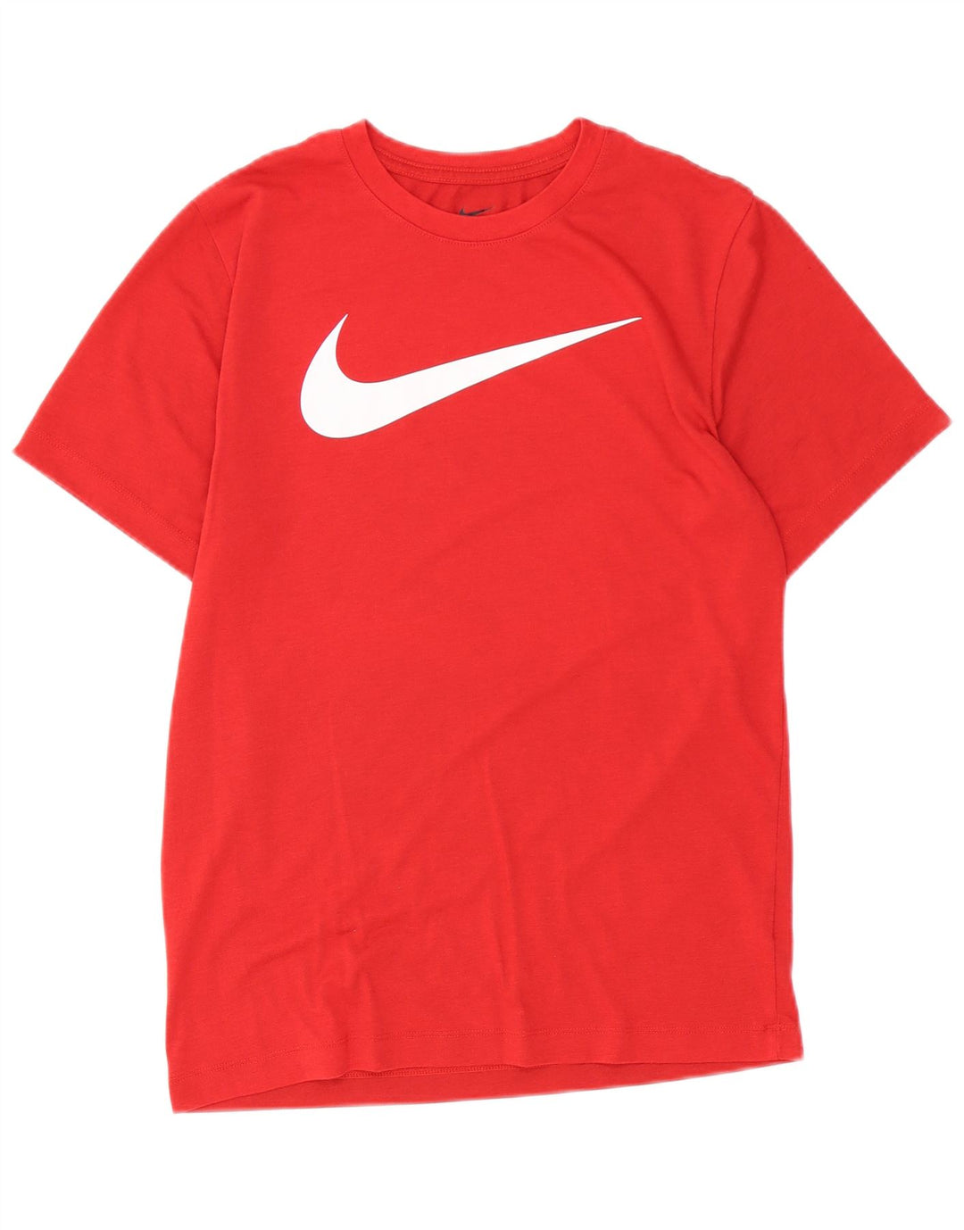 NIKE Herre Dri Fit grafisk T-shirt Top Lille rød polyester