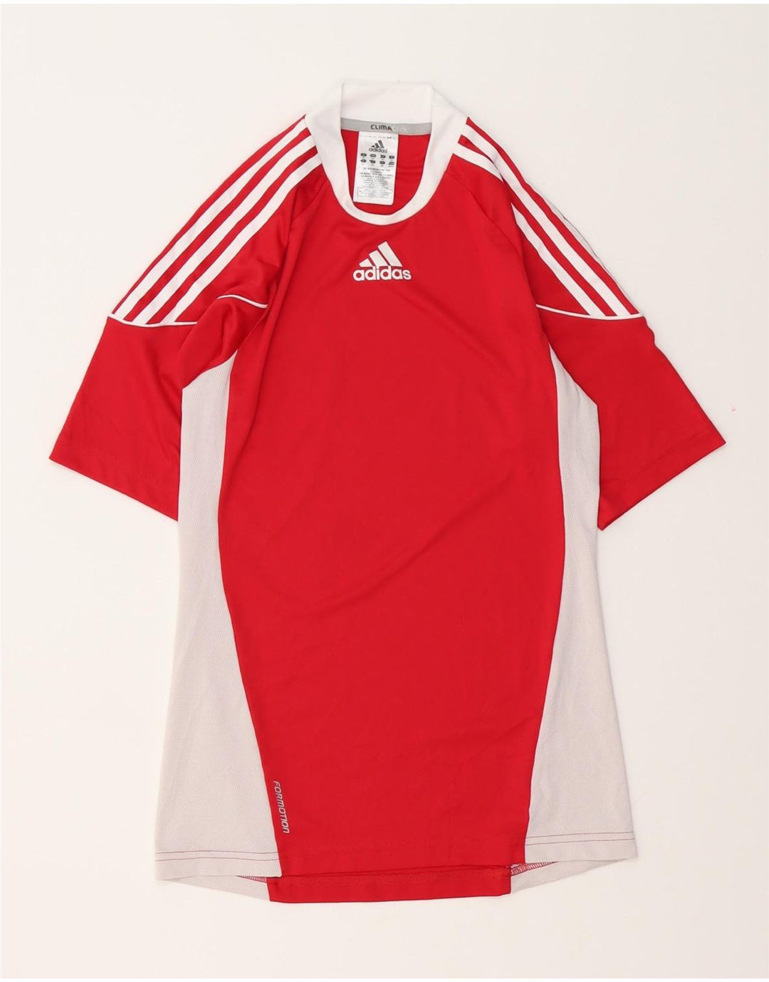 Adidas Herre Climacool T-Shirt Top XS Rød Colourblock Polyester