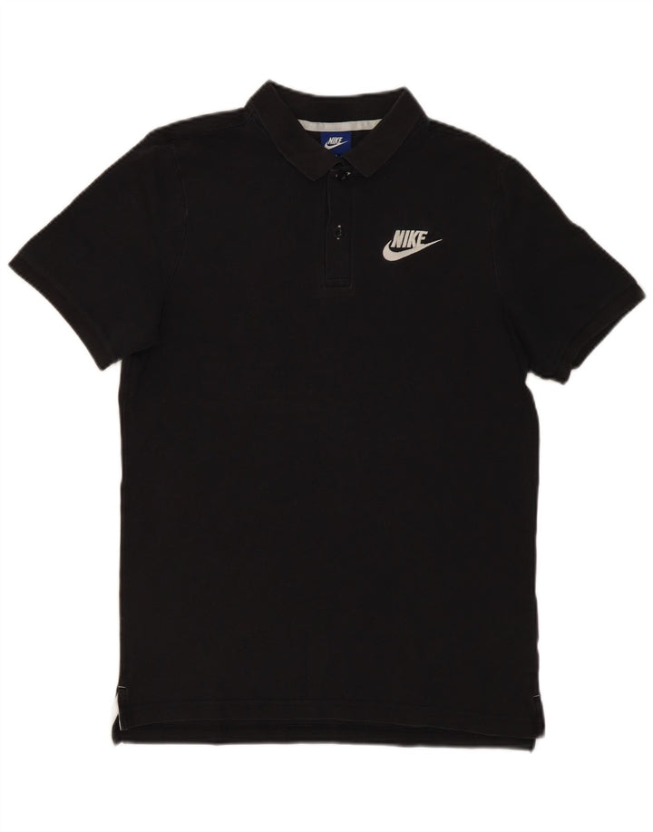NIKE Mens Polo Shirt Small Black Cotton