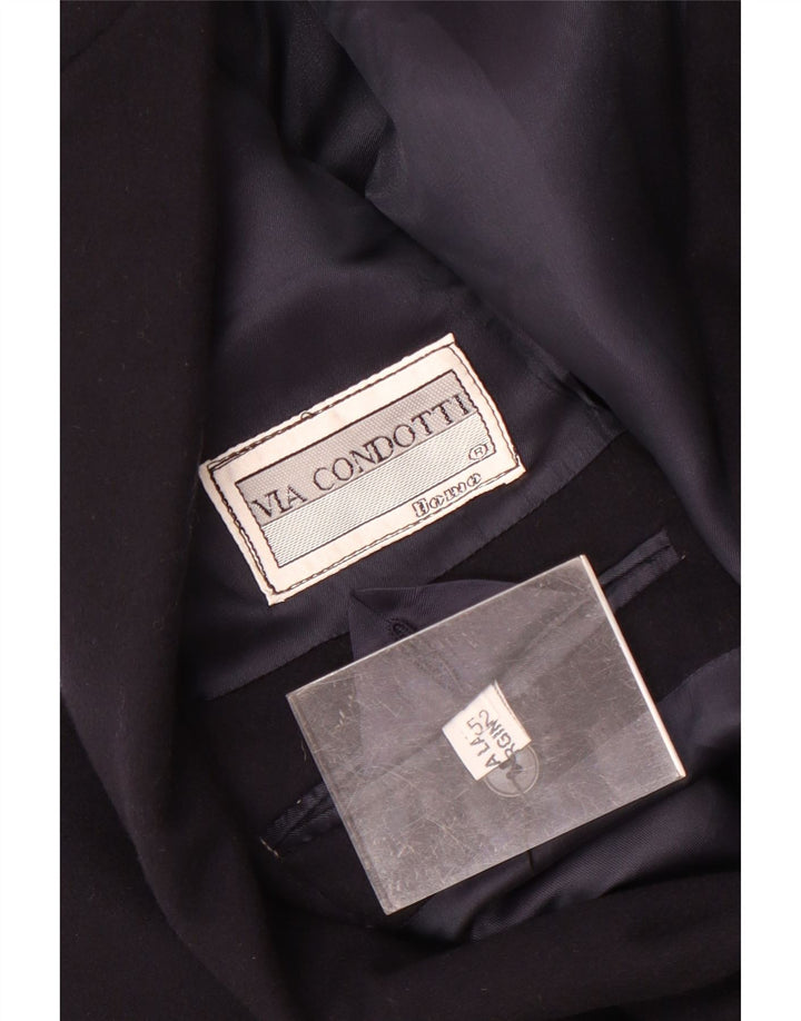 VIA CONDOTTI Herre 2-knaps blazerjakke IT 52 XL Marineblå Uld