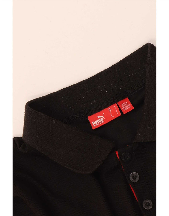 Puma Herre Regular Fit Polo Shirt Large Black Sports