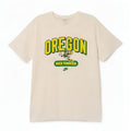 Nike Herre Oregon Ducks Grafisk T-Shirt Top XL Hvid Bomuld