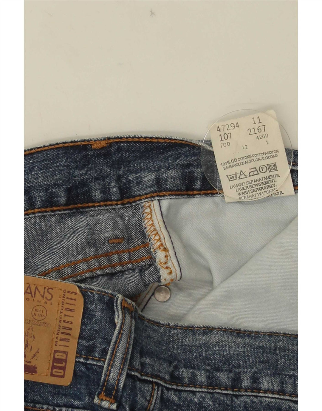 Carrera Herre Denim Shorts IT 52 XL W36 Blå Bomuld
