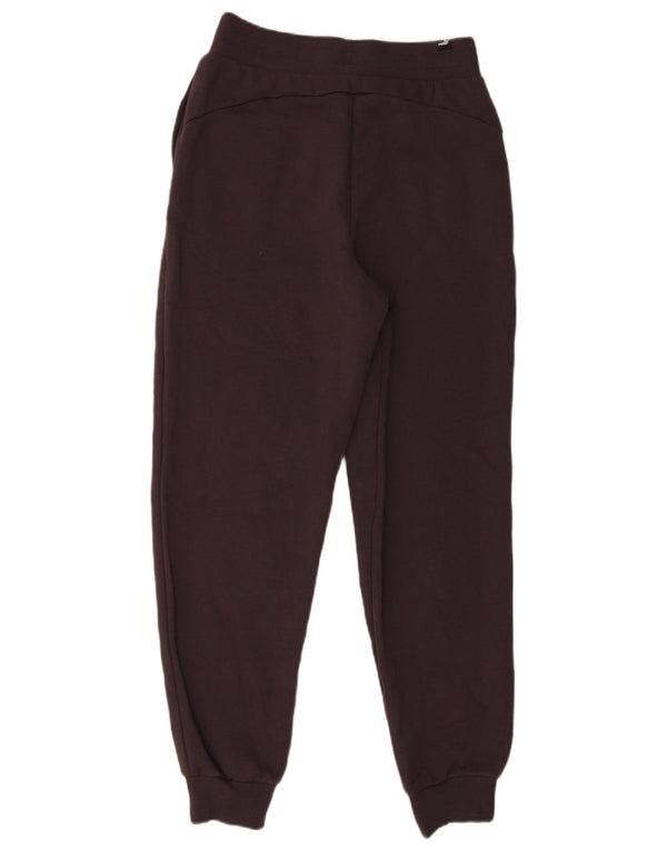 Puma Mens Tracksuit Trousers Joggers Small Purple Cotton