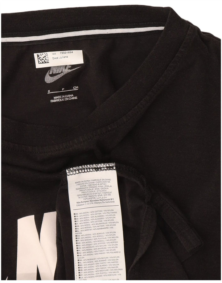 Nike grafisk t-shirt til mænd, lille sort modal