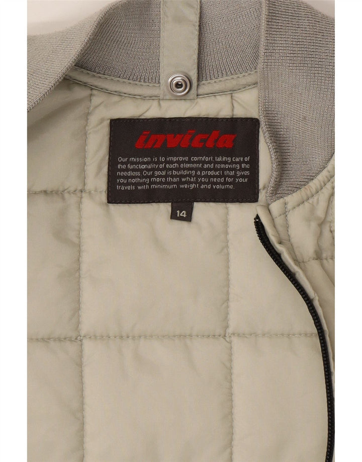 Invicta Boys Polstret Gilet 13-14 år grøn polyester
