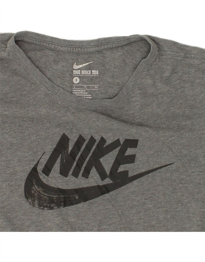 NIKE Mens Graphic T-Shirt Top Small Grey Cotton Vintage Nike and Second-Hand Nike from Messina Hembry 