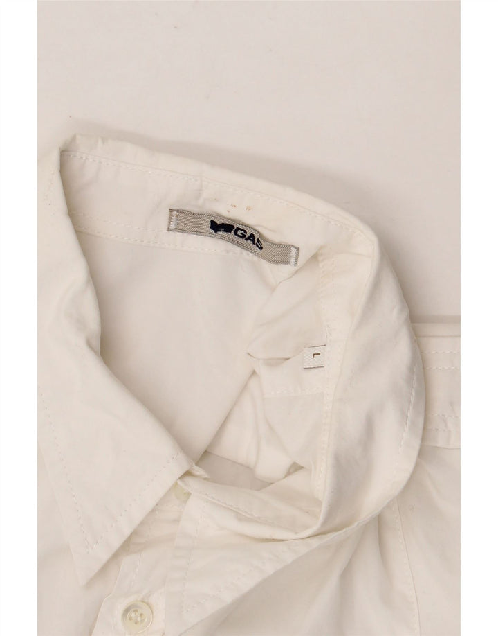 Gas drengeskjorte 14-15 år stor hvid