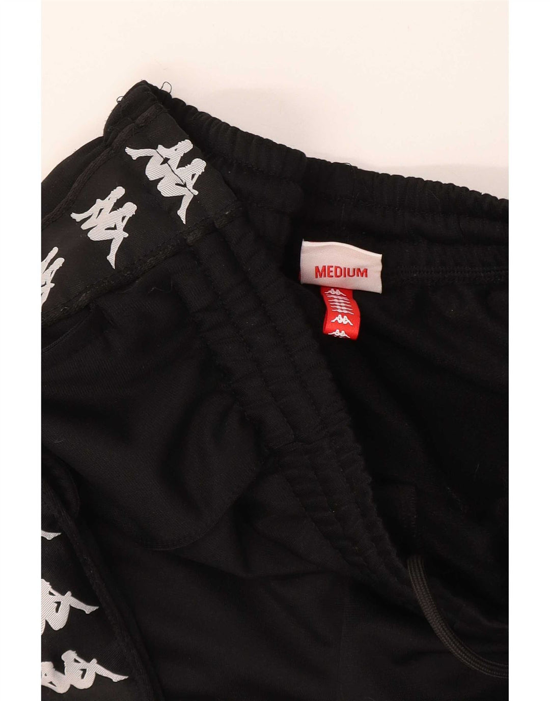 Kappa Grafisk træningsdragtbukser til kvinder Joggers UK 14 Medium Black