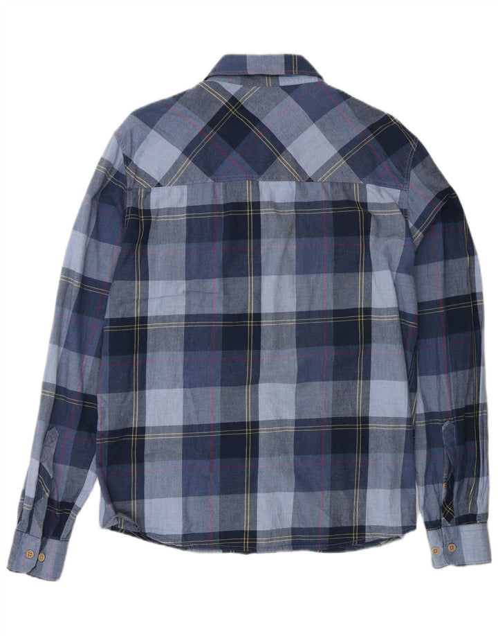 MONTURA Flanelskjorte til mænd, medium marineblå ternet