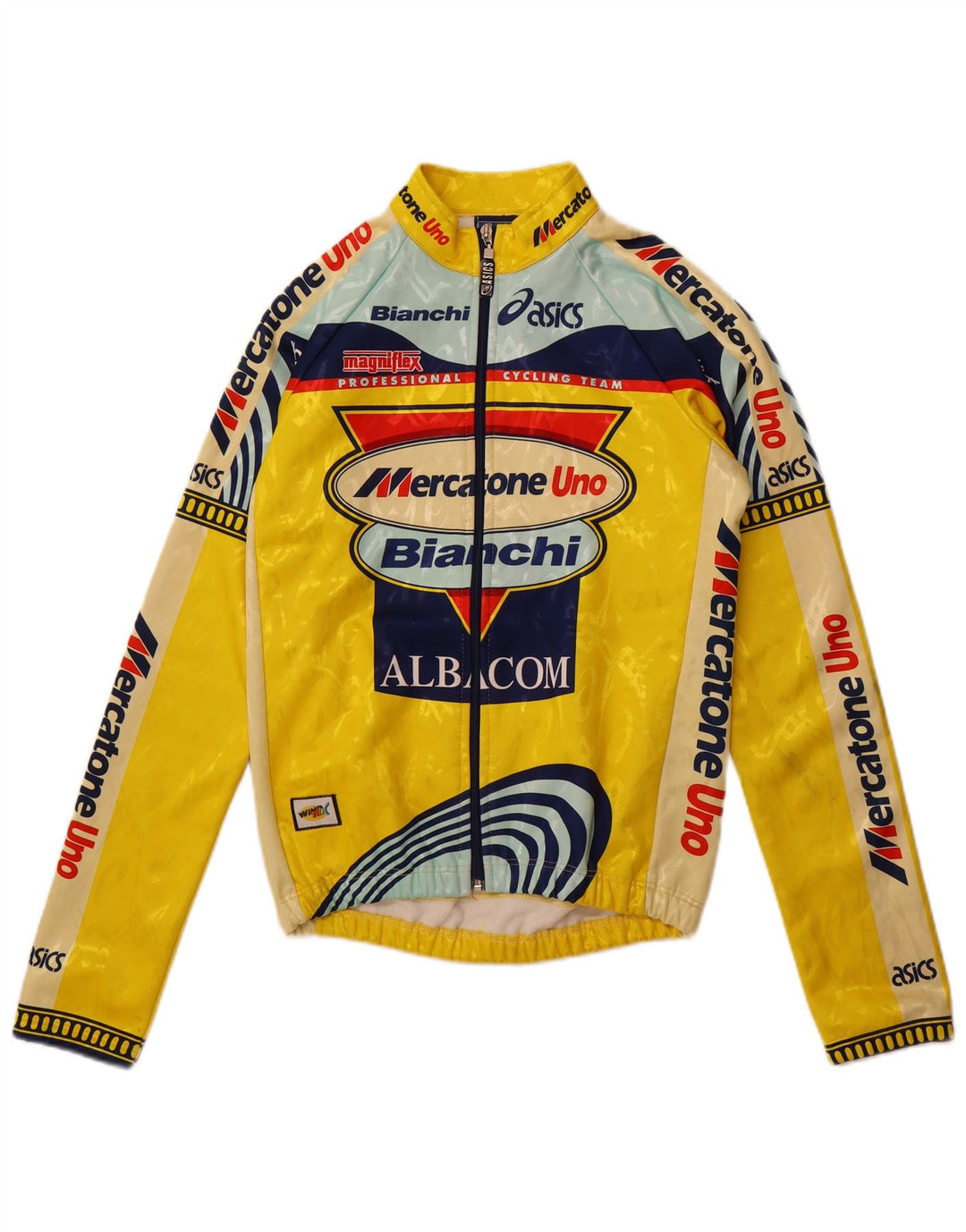 Asics Herre grafisk træningsdragt Topjakke Stor Gul Colourblock Polyester