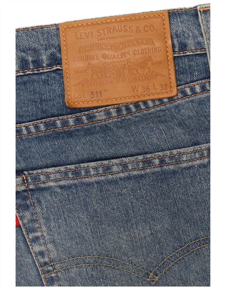 LEVI'S Mens 511 Slim Jeans W36 L32 Blue