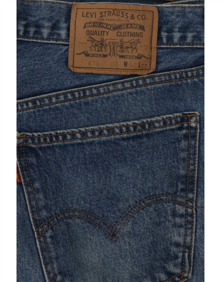 Levi's Herre 615 Straight Jeans W40 L30 Blå Bomuld