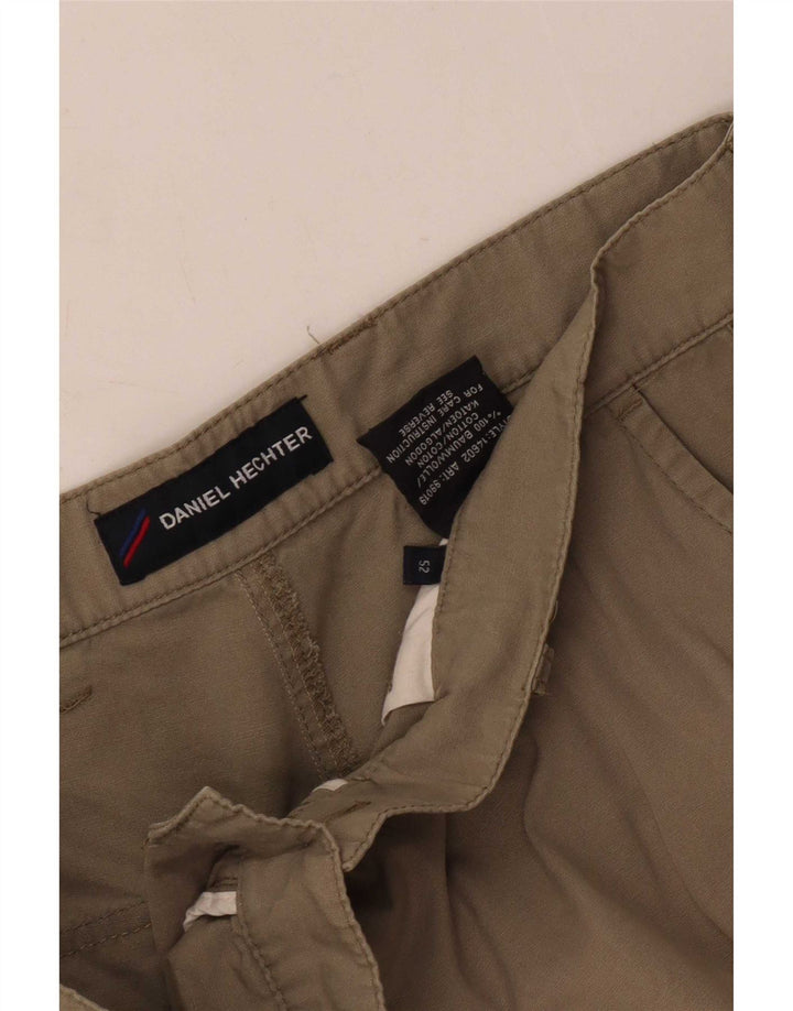 Daniel Hechter Herre Cargo Shorts EU 52 XL W34 Beige Bomuld