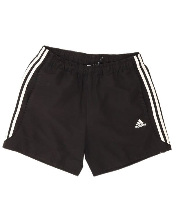 Adidas Herre Regular Fit Sportshorts Medium Sort Polyester Sports