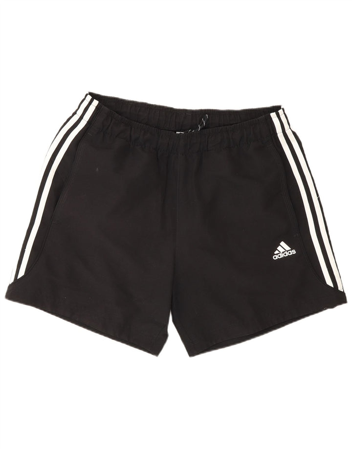 Adidas Herre Regular Fit Sportshorts Medium Sort Polyester Sports