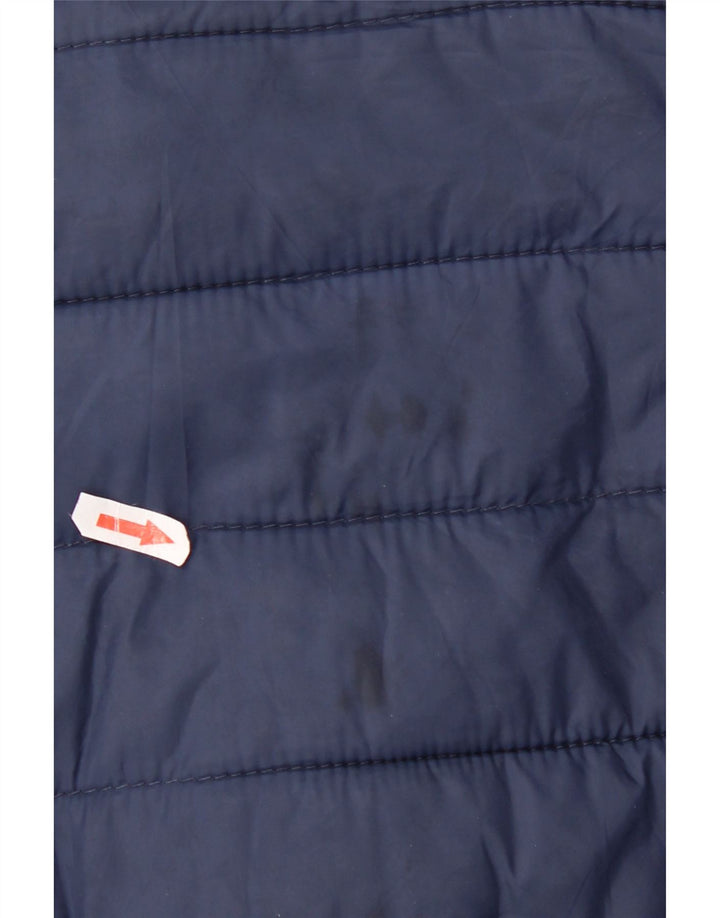 Superdry Polstret jakke til mænd UK 40 Stor marineblå nylon